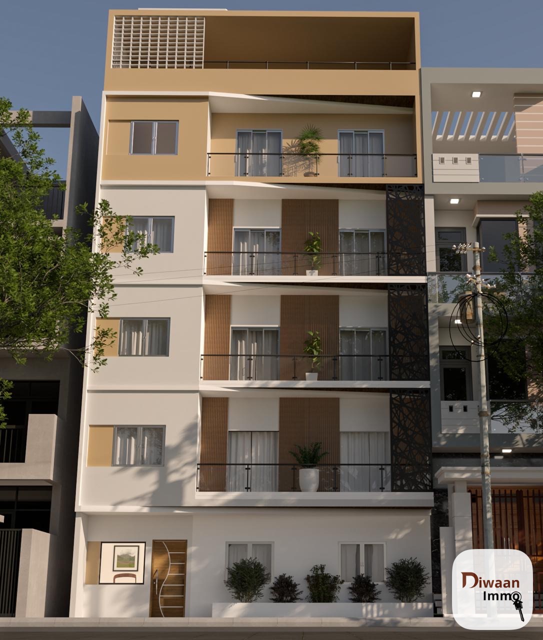 Immeuble R+3 à vendre à la cité Apix